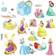 RoomMates Disney Princess Friendship Adventures Wall Decals with Glitter