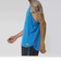 New Balance Graphic Impact Run Singlet Men - Serene Blue Heather