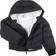 Nike Girl's Synthetic Fill Hooded Jacket - Black/White/White (DD7134-010)