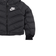 Nike Girl's Synthetic Fill Hooded Jacket - Black/White/White (DD7134-010)