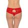 Hanky Panky Signature Lace Crotchless Cheeky Hipster - Red