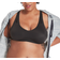 Hanes Ultimate Ultra Light Comfort V-Neck Wirefree Bra - Black