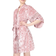 MeMoi Crushed Velvet Kimono Robe - Rose