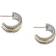 David Yurman Cable Collectibles Hoop Earrings - Silver/Gold