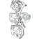 Swarovski Millenia Ear Cuff - Silver/Transparent