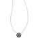 Kendra Scott Stamped Dira Pendant Necklace - Silver/Black