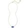 Kendra Scott Elisa Pendant Necklace - Gold/Blue