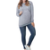 Nom Maternity Jojo Maternity + Nursing Hoodie Grey Hacci