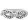 David Yurman Cable Loop Ring - Silver/Diamonds