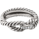 David Yurman Cable Loop Ring - Silver/Diamonds