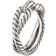 David Yurman Cable Loop Ring - Silver/Diamonds