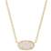 Kendra Scott Elisa Pendant Necklace - Gold/Iridescent Drusy