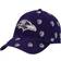 '47 Women's Baltimore Ravens Confetti Clean Up Head Logo Adjustable Cap