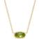 Kendra Scott Elisa Pendant Necklace - Peridot Illusion