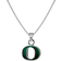 Dayna Designs University of Oregon Pendant Necklace - Silver/Green