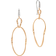 Marco Bicego 18K Yellow Gold Onde Double Link Hook Earrings