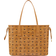 MCM Reversible Liz Shopper In Visetos Medium - Cognac