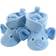 Hudson Fleece Booties - Blue Elephant