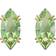Swarovski Gema Stud Earrings - Gold/Green