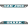 NHL San Jose Sharks License Plate Frame