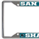 NHL San Jose Sharks License Plate Frame