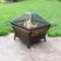 Sunnydaze Northern Galaxy Fire Pit with Cooking Grate