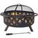 Sunnydaze Black Crossweave Fire Pit L