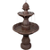 Sunnydaze Decor 2 Tier Curved Plinth Water Fountain