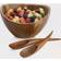 Nambe Harmony Salad Bowl Set Ensaladera 29.21cm 3pcs 0.7L