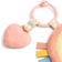 Itzy Ritzy Ritzy Rattle Pal Plush Rattle Pal with Teether Rainbow