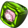 Swarovski Dulcis Cocktail Ring - Green/Pink