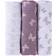 Ely's & Co. Lavender Butterfly Design Cotton Muslin Swaddle Blanket 3-pack