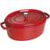 Staub Oval med lokk 6.7 L 33 cm