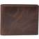 Fossil Derrick RFID Bifold with Flip ID Wallet - Dark Brown