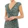 Mac Duggal Cap Sleeve Sequined High Slit Gown - Forest Green