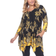 White Mark Paisley Scoop Neck Tunic Top Plus size - Yellow