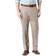 Dockers Signature Lux Cotton Classic Fit Creased Stretch Khaki Pants - Timber Wolf