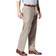 Dockers Signature Lux Cotton Classic Fit Creased Stretch Khaki Pants - Timber Wolf