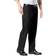 Dockers Signature Lux Cotton Classic Fit Creased Stretch Khaki Pants - Black