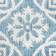 Nicole Miller Patio Country Danica Geometric Blue, Gray 96x120"