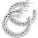 David Yurman Cable Classics Hoop Earrings - Silver/Gold