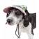 Petlife Botanic Bark Floral Uv Protectant Fashion Dog Hat Cap Medium