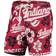 Wes & Willy Indiana Hoosiers Floral Volley Logo Swim Trunks - Crimson