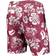 Wes & Willy Mississippi State Bulldogs Floral Volley Logo Swim Trunks - Maroon