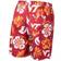 Wes & Willy Virginia Tech Hokies Floral Volley Logo Swim Trunks - Maroon