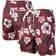 Wes & Willy Texas A&M Aggies Floral Volley Logo Swim Trunks - Maroon