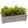 Nearly Natural Succulent Garden Planter Box 12.75x8.5"