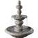 Teamson Home Outdoor Icy Stone 2-Tier Waterfall Fountain