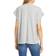 Frame Le Mid Rise V Neck Tee - Gris Heather