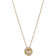 David Yurman Petite Infinity Pendant Necklace - Gold/Diamond